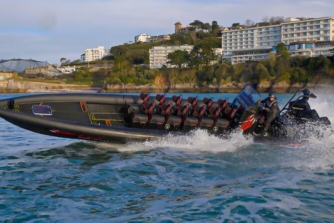30-Minute Raptor RIB Ride Activity in Torquay - What you see on the water: Torquay and Torbay at speed