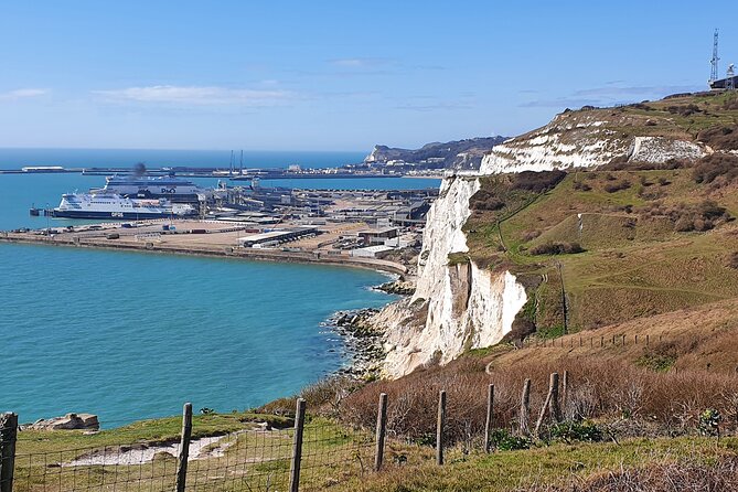 Battle of Britain Experience, White Cliffs of Dover & Canterbury - White Cliffs of Dover at Western Heights, not just a photo stop