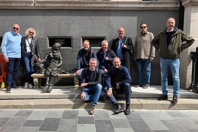 Beatles Famous Walking Tour Of Liverpool-Shore Excursion - Eleanor Rigby and Brian Epstein, two statues that steer the mood