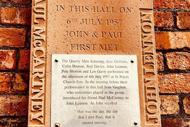 Beatles Ticket To Ride Half Day Tour Small Groups - John Lennon around Woolton: Village, Quarryman lore, and St Peter’s Church