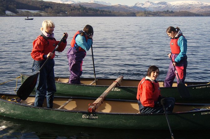 Canoe on Derwent Water - How the guide keeps you safe and confident on the water
