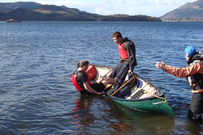 Canoe on Derwent Water - Weather-adjusted paddling, because the Lakes do what they want