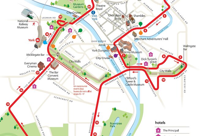 City Sightseeing York Hop-On Hop-Off Bus Tour - Rain, comfort, and getting on and off smoothly
