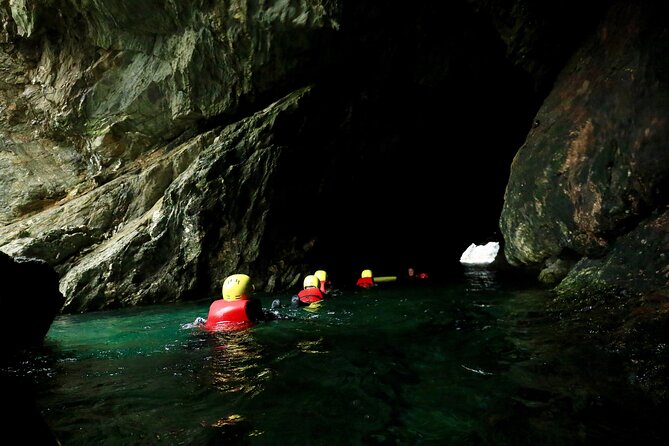 Coasteering - Jumps off ledges: options from small to truly scary