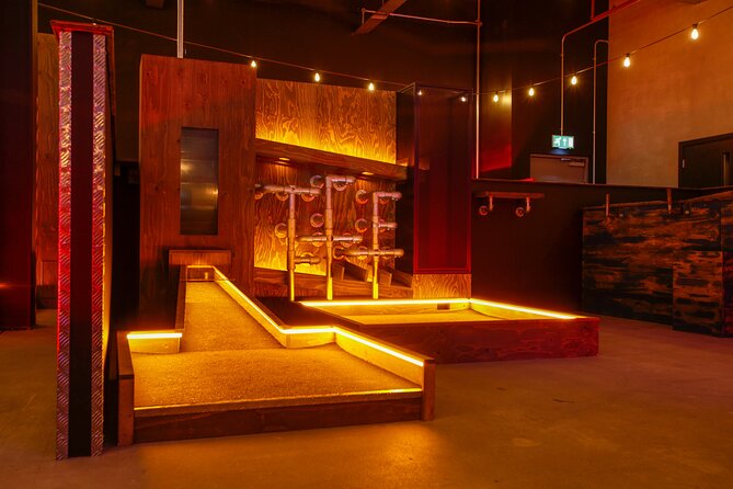 Crazier Golf in Eastbourne - Arriving at Boom Battle Bar Eastbourne: getting your round started