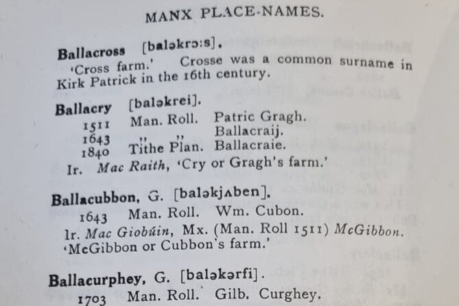 Discover your Manx Ancestors on the Isle of Man - Practical tips to get the most from your Isle of Man ancestor search