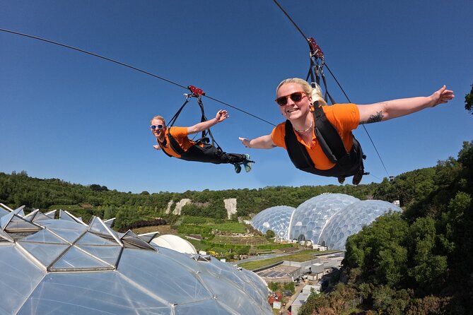 England’s Fastest Zipline at the Eden Project - The Zipline Itself: Tower, Launch, and the Eden Views