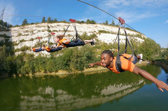 England's Longest Zipline in Kent - Value and extras: video, lockers, and a smooth day