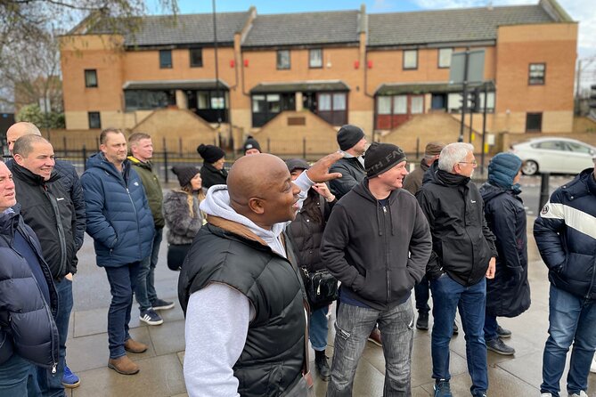 Gangster Tour of London’s East End Led by Actor Vas Blackwood - The Blind Beggar Pub Story Block (and a Good Time for the Toilet)