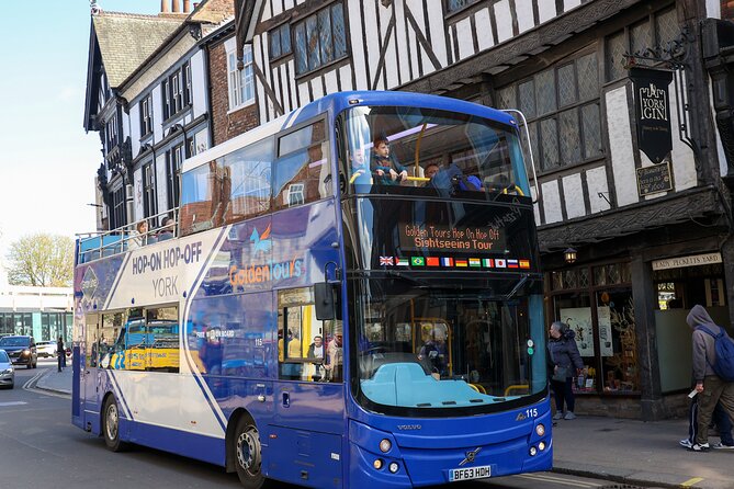 Golden Tours York Hop-on Hop-off Open Top Bus Tour with Audio Guide - Entering York From Exhibition Square