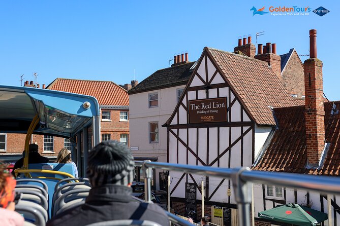 Golden Tours York Hop-on Hop-off Open Top Bus Tour with Audio Guide - Audio Guide In English, Plus Driver Personality