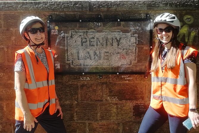 Half-Day Liverpool Electric Beatles Bike Tour - Penny Lane sign, plus the Penny Lane Development Trust time