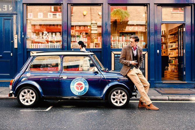 Half Day Tour in a classic Mini Cooper - Covent Garden back streets and Seven Dials, without feeling rushed