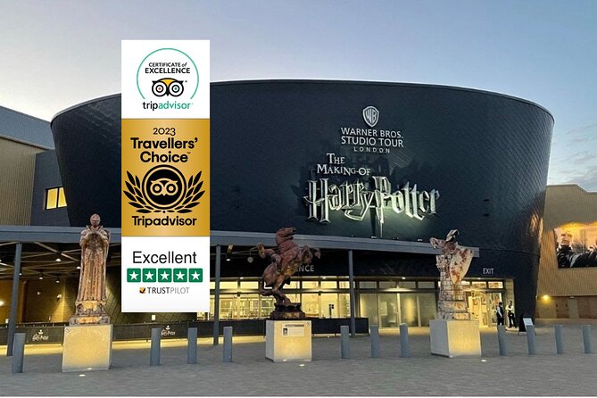 Harry Potter Warner Bros Studio Private Transfer Pickup & Return - Private round-trip transfer, London to Warner Bros Studio Watford