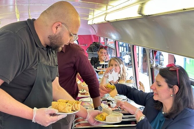 "Here We Go Again" London Afternoon Tea Bus - Meeting Golden Tours at Bulleid Way and Getting Seated