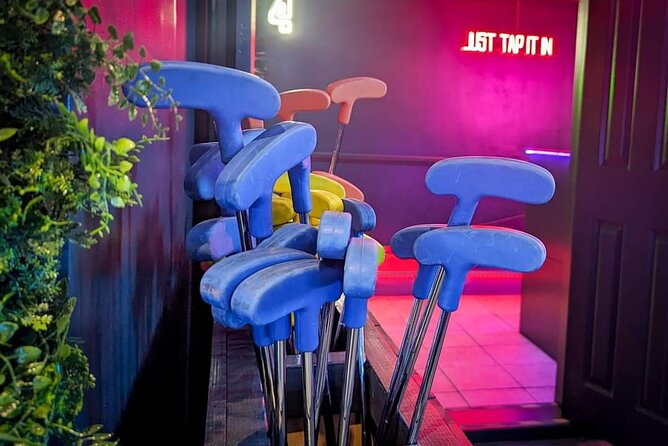Indoor Illuminated 9 Hole Golf in Matlock Bath Peak District - Indoor Illuminated 9 Holes: A Different Kind of Crazy Golf