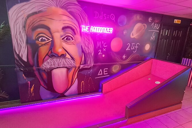 Indoor Illuminated 9 Hole Golf in Matlock Bath Peak District - How Your 45 Minutes Typically Plays Out
