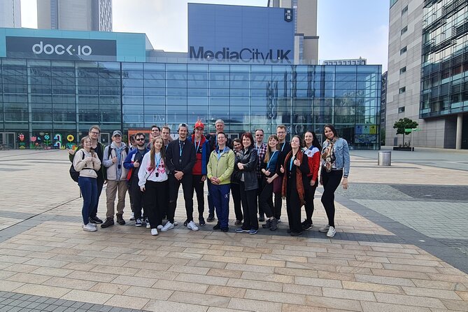 Inspirational guided walking tour of Media City & The Quays - Finding the start at MediaCityUK, Salford (M50 2EQ)