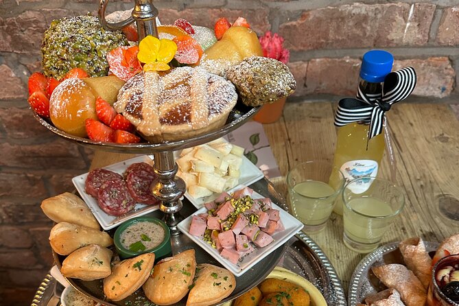 Italian Afternoon Tea Experience in Manchester - The savoury tower: Italian comfort food, served bite-sized