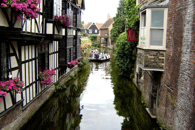 Leeds Castle and Canterbury - Day Tour from Brighton - Canterbury with a guided route, Westgate and River Stour to the cathedral