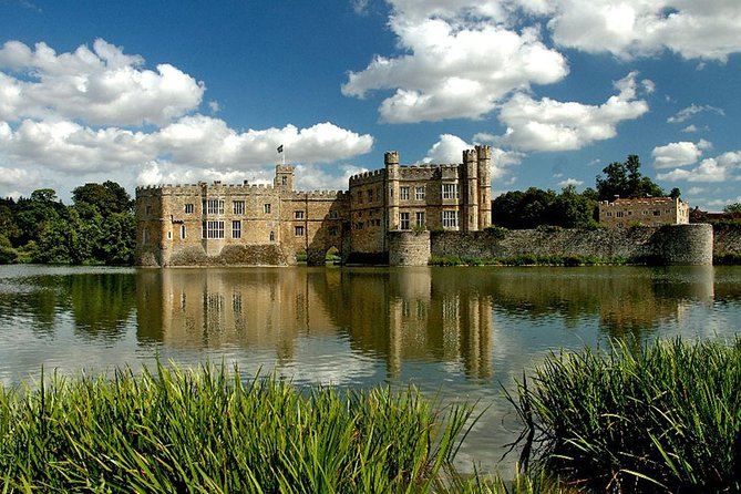 Leeds Castle, Canterbury, Dover & Greenwich Boat ride - White Cliffs of Dover area: viewpoint time plus war-memorial emotion