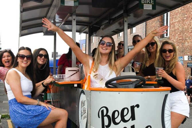 LIverpool beer or prosecco bike tour - Music and extra fun details that make it feel personal