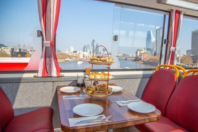 London Afternoon Tea Bus with Panoramic Tour - Piccadilly Circus and the West End From the Right Height