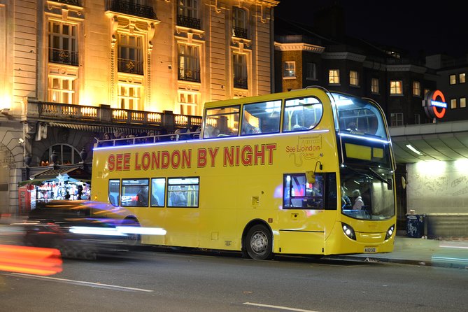 London by Night Sightseeing Tour - Open Top Bus - South Kensington concert hall and major museum area moments