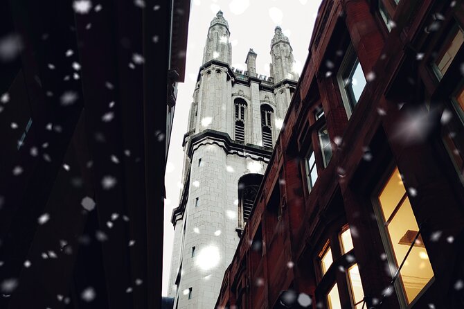 London Christmas Carol & Charles Dickens Small Group Walking Tour - Royal Exchange: Scrooge’s funeral vision in real stone and stairs