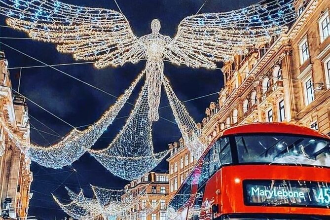 London Exclusive Christmas Lights Guided Tour by Black Cab - Trafalgar Square, then straight into the West End glow