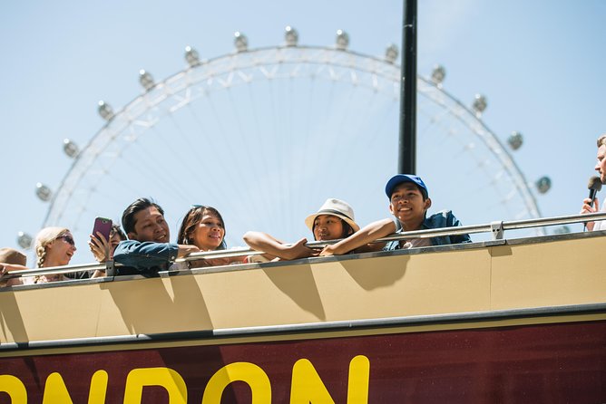 London Eye Ticket, Big Bus Hop-on Hop-Off Tour & River Cruise - City sights by bus: St Paul’s, Monument, London Bridge, and Temple