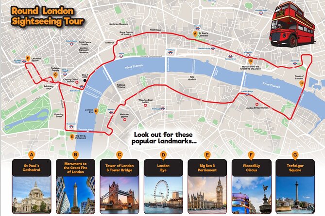 London: Guided Sightseeing Tour on a Vintage Open-Top Bus - Boarding at Embankment bus stop 40B (WC2N 6PB): the start matters