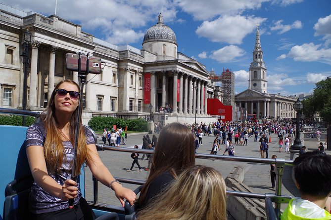 London Panoramic Open Top Bus Tour with Audio Guide - London Eye timing: views over the Thames area