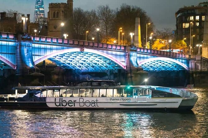 London Roundtrip Thames Cruise Uber Boat by Thames Clippers - London River Speed, Not a Slow Group Cruise