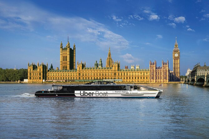 London Roundtrip Thames Cruise Uber Boat by Thames Clippers - Westminster Pier to East London: What the Ride Feels Like