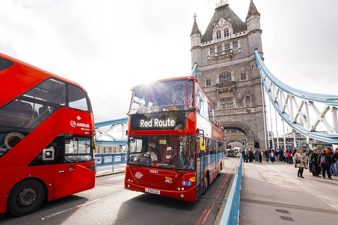 London Tour Hop-on Hop-off Bus with Optional Thames River cruise - Getting London Sightseeing Quickly From the Double-Decker Top Deck
