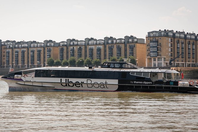 London: Uber Boat - Single Journey River Thames Cruise - Who should choose this Thames Clippers cruise