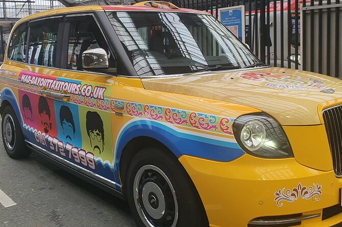 Mad Day Out Beatles Taxi Tours in Liverpool, England - Liverpool Institute for Performing Arts and the A Case History photo moment
