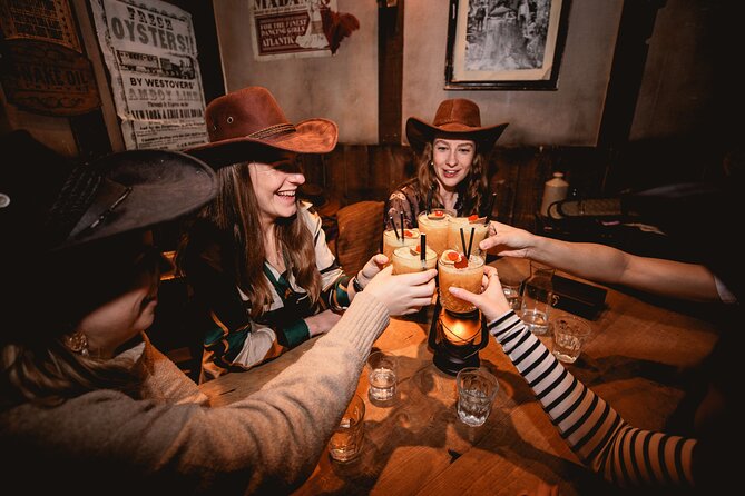 Moonshine Saloon: Western Cocktail Experience in London - Cassidy’s Moonshine Distillery close-up: the “trusted” moment