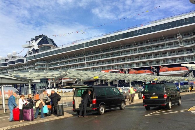 Port Arrival or Departure Shared Ride to London and Southampton - Key points at a glance