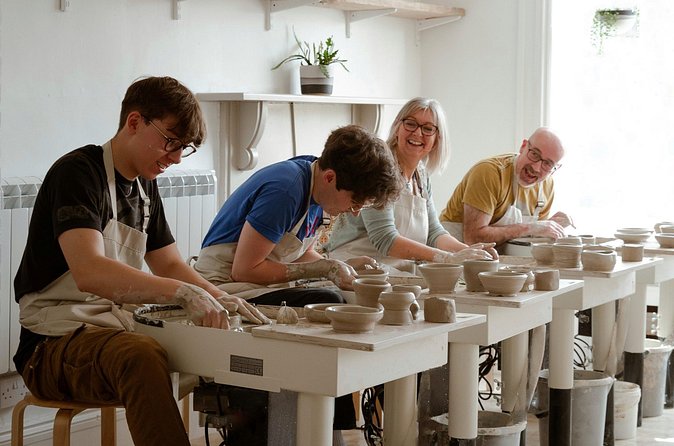 Potter's Wheel Taster Experience in the North Cotswolds - Wear it ready: jewelry off, hair tied back, comfy shoes