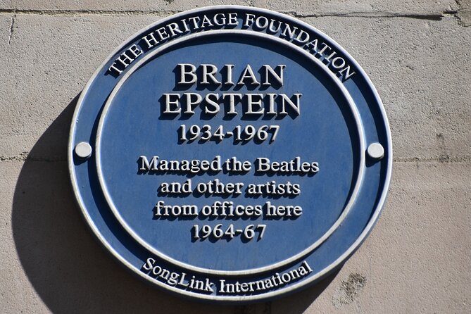 Private Beatles Taxi Tour of London - Indica Gallery, Soho offices, and surprising Epstein connections