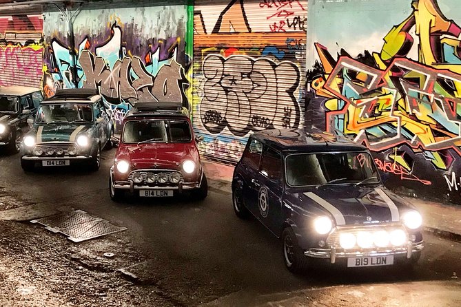 Private Panoramic Tour of London in a Classic Car - Leake Street Arches and the Banksy walls, plus a hands-on moment