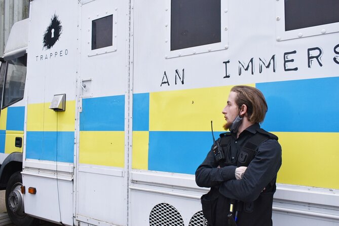 Private Prison Van Escape Game - London Immersive Experience - What to Expect During Check-In and Throughout the Session