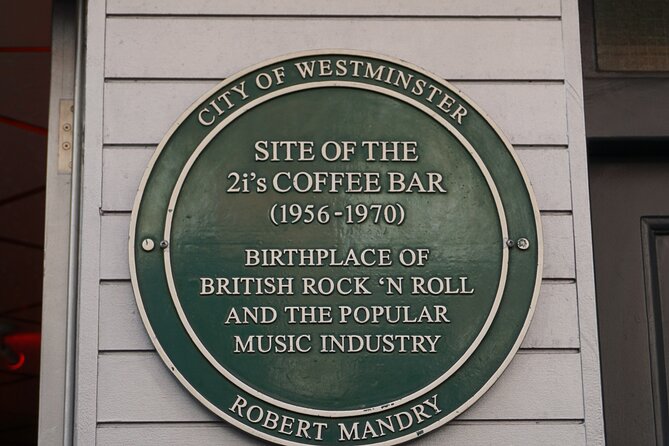 Rock Music Walking Tour of London's Soho - A coffee bar beginning and a landmark venue nearby