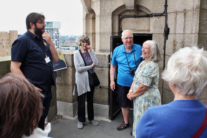 Royal Liver Building 360 - Tower Tour and Experience - Lift Up, Then Out to the 10th-Floor Roof for Real Mersey Views