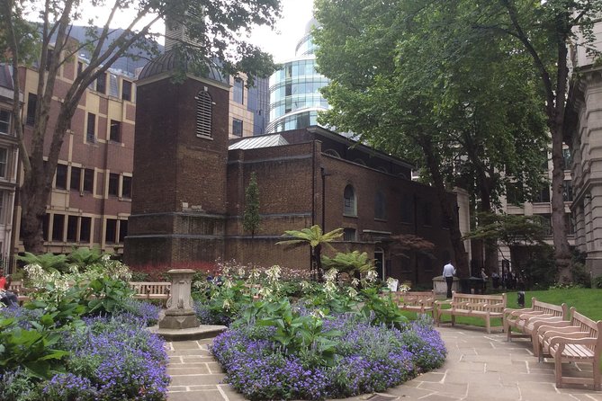 Secret Gardens of the City of London Private Tour - Roman City Wall Traces and Shakespeare to Churchill at St Mary Aldermanbury