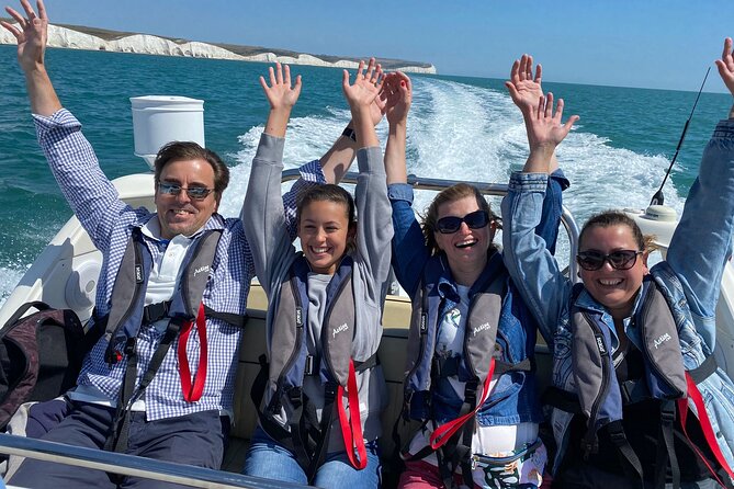 Seven Sisters Boat Trip - A Different View of the Seven Sisters Chalk Cliffs
