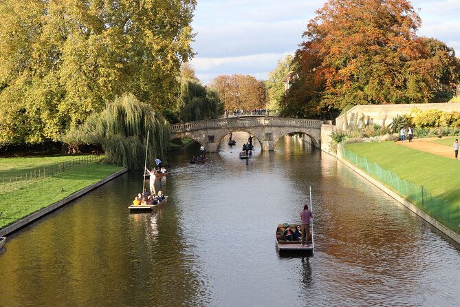 Shared Punt Tour - Cambridge - Trinity and Trinity Hall, plus the Wren and Jerwood Libraries
