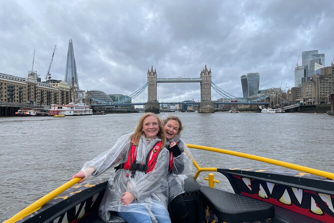 Speedboat 'THE THAMES BEAST' from Tower Millennium Pier - 40 mins - The Shard view on the way back: finishing with a London-style surprise
